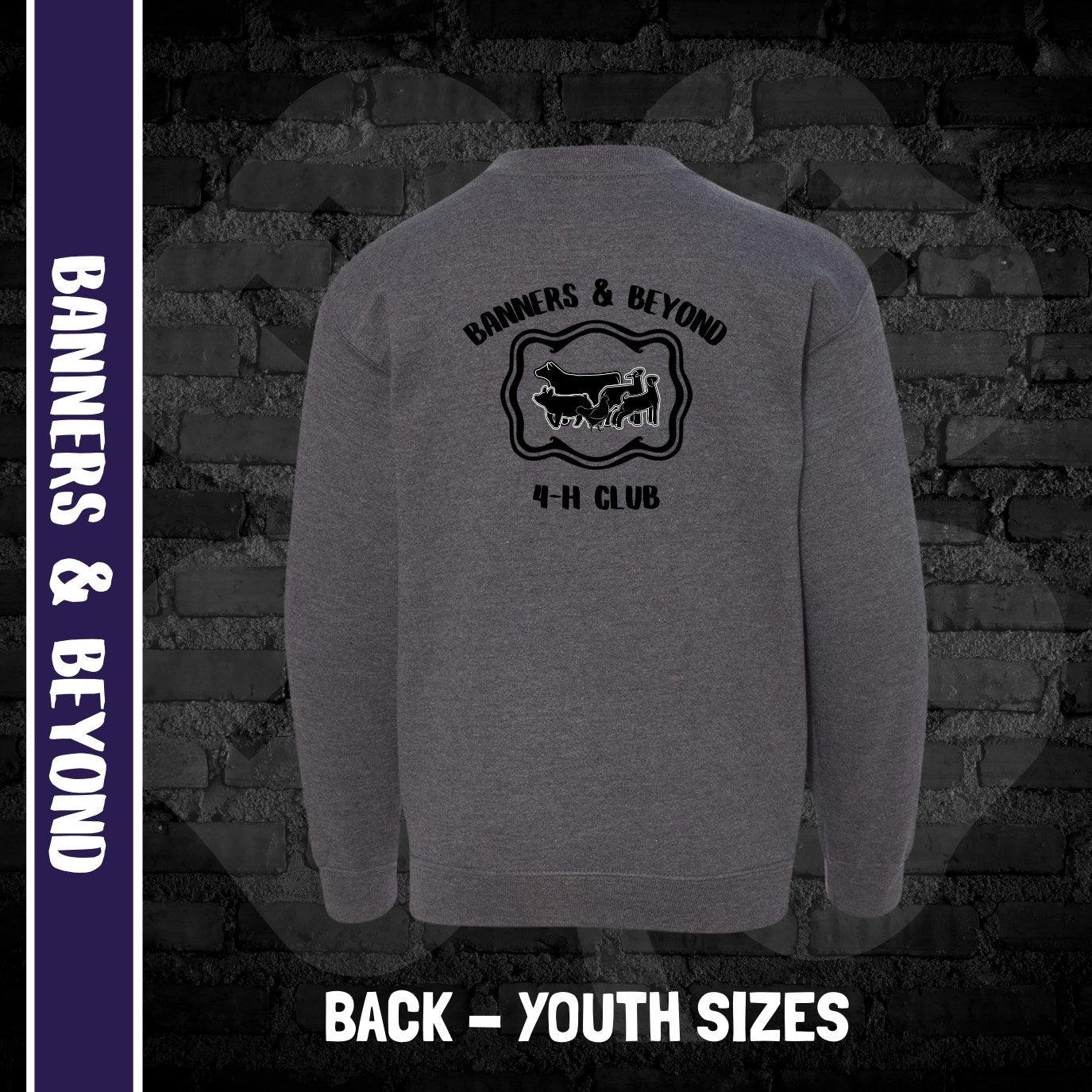 Club Crewneck - FRONT & BACK