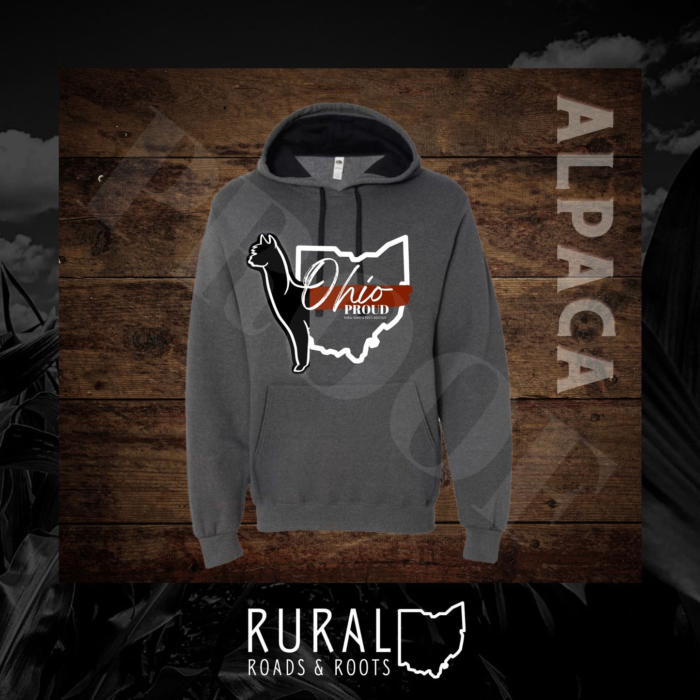 Ohio Proud “Alpaca” Hooded Sweatshirt
