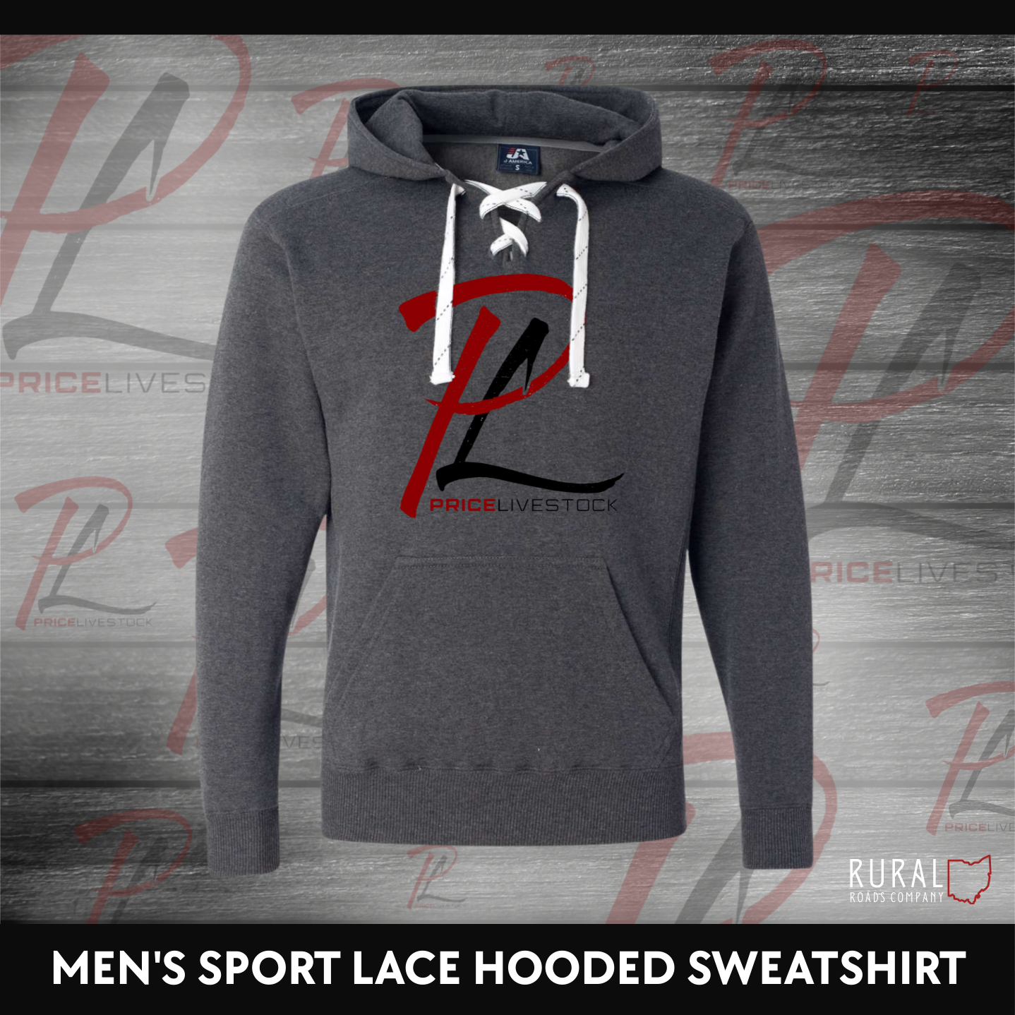 Men’s Sport Lace Hooded Sweatshirt