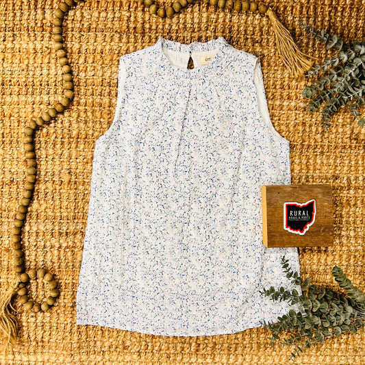 Embroidered Flower Blouse