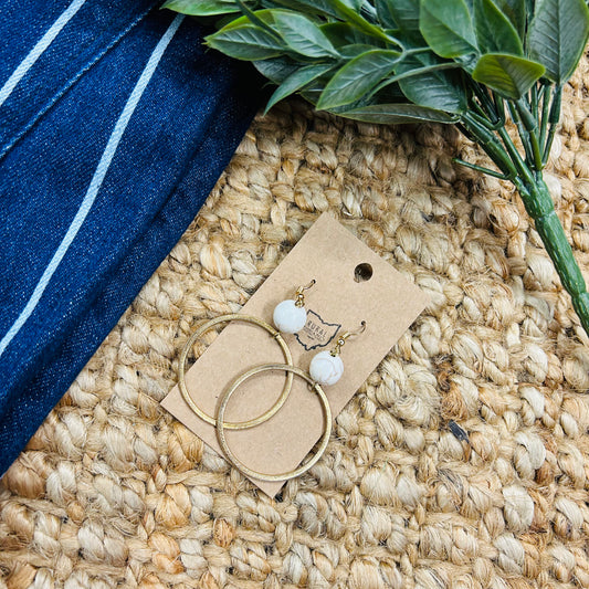 Circle Dangle Earrings