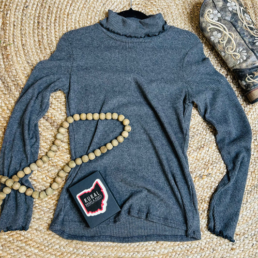 Grey Turtleneck