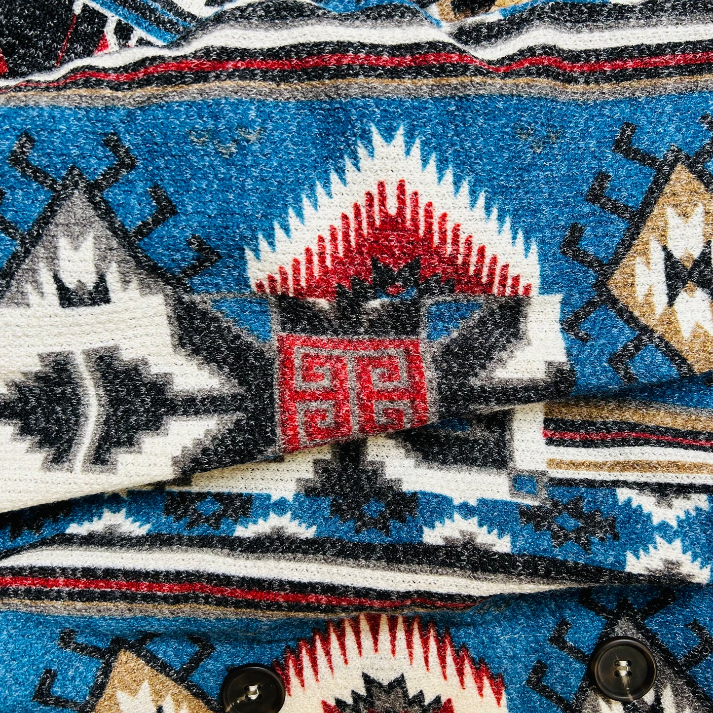 Blue Aztec Shacket