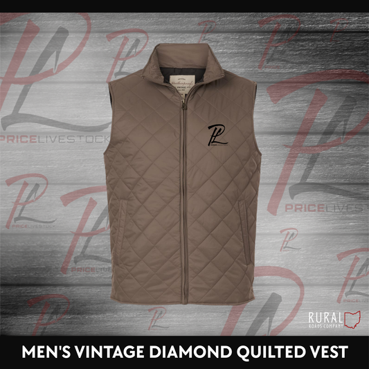 Men’s Quilted Vest (Embroidered)
