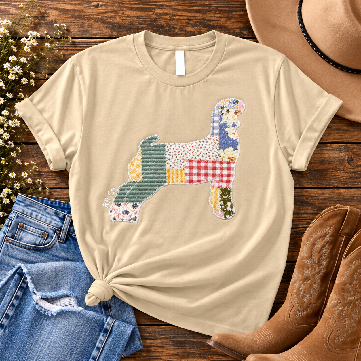 Quilted Goat Graphic Tee