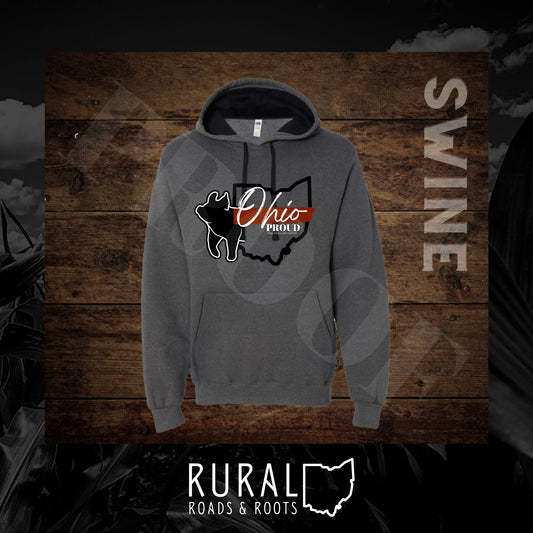 Ohio Proud "Swine" Hooded Sweatshirt